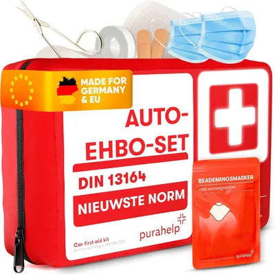 Produktbild von Erste-Hilfe-Set für das Auto - Verbandschachtel - Notfallset - Erste-Hilfe-Koffer - Kompakt für unterwegs