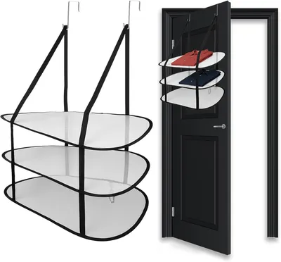 Imagen del producto de Estante de escurreplatos de tres niveles, 1 unidad, para la cocina
