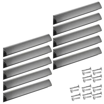 Produktbild von SOTECH Möbelgriff BLACKLINE X Schrankgriff – Bohrabstand 160 mm, Schwarz matt (10 Stück)