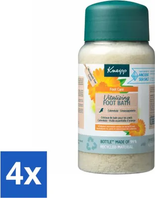 Obrázek produktu pro Kneippova sůl do koupele nohou - Vitalising - citrusová vůně - 600 g - výhodné balení - 4 kusy