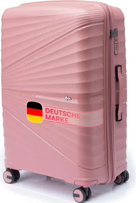 Produktbild von Xonic® Hartschalenkoffer XL für 100L - Bruchsicherer Rollkoffer Polypropylen mit 360° Doppelrollen & TSA-Schloss - Reisekoffer Nude Rosé