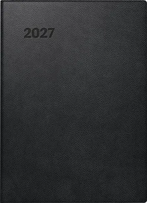 Produktbild von 2027 BRUNNEN Taschenkalender 10x14cm sw 2S/1W
