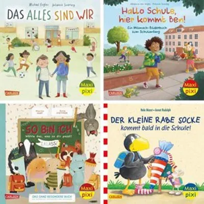 Produktbild von Maxi-Pixi-4er-Set 125: Bald bin ich ein Schulkind! (4x1 Exemplar)