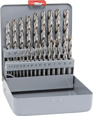 Image de Spiralbohrer Set HSS Cobalt KM 25, 25-teilig, selbstzentrierend, 1 -13 mm