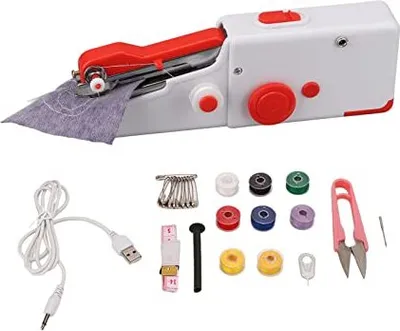 Produktbild von Letcart Handnähmaschinen, kleine Maschinen -Kits, drahtlose tragbare elektrische Stoffe, Kleidung, Heimreisegebrauch