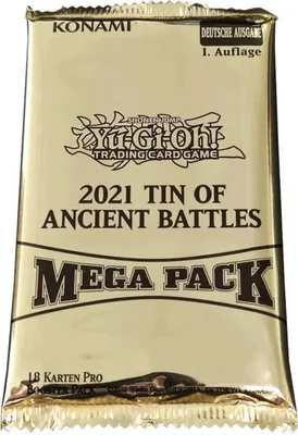 Produktbild von Yu-Gi-Oh! Mega Tin 2021 Tin of Ancient Battles Booster Deutsch