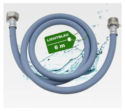 Produktbild von Verlängerung für Zulaufschlauch I 6m I Anschluss für Geschirrspüler und Waschmaschine I 3/4 Zoll I universell einsetzbarer Wasserzulaufschlauch