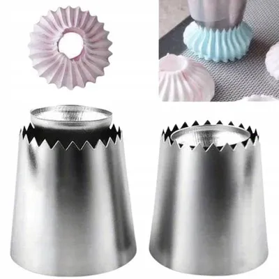 Image de Eurobatt Douilles Pâtissières Meringues Décoration Gâteau 2 Pièces