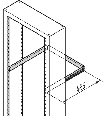 Obrázok produktu pre Schroff Kábelfangschiene 483L (20118460)