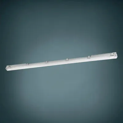 Produktbild von LED Feuchtraumwannenleuchte IP65 G13/T8-Röhre 1X15W 2500 lm 4000 K Clear Plus grau/transparent 126 cm