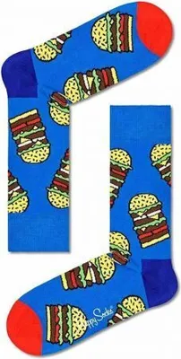 Image de HAPPY SOCKS Burger - blau - 36/40