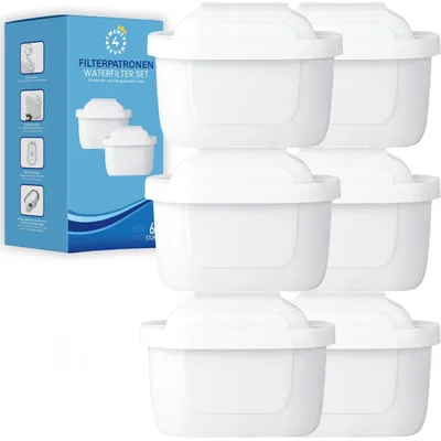 Produktbild von Filterkartuschen-Set mit 6 Stück für sauberes Trinkwasser