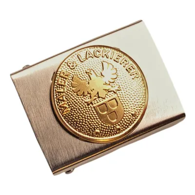 Produktbild von Koppelschloss Maler und Lackierer Handwerk und Zunft – silbern/golden - für Geselle - für 4,5 cm breite Koppelgürtel