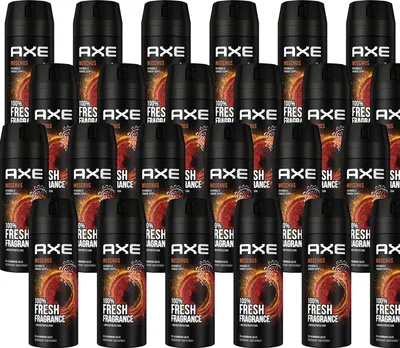 Produktbild von AXE Bodyspray Moschus Deo 24x 150ml Deospray Deodorant Männerdeo ohne Aluminium Herren Männer Men