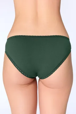 Produktbild von Bio-Baumwoll-Slip mit Spitze – 3er Pack