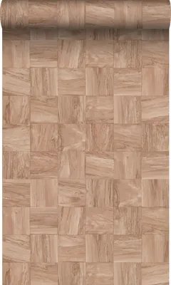 Productafbeelding van Origin Wallcoverings behang sloophout motief terracotta roze 50 x 900 cm