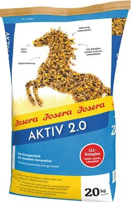Produktbild von Josera - Pferdefutter - Aktiv 2.0 15 KG - Energiemüsli für Pferde