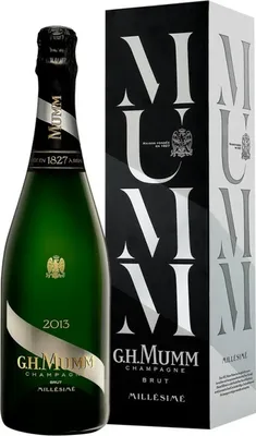 Immagine prodotto di Mumm Brut Millésimé 2013 Estuchado Champagne Francia Champagne 75,00 cl 12,5%