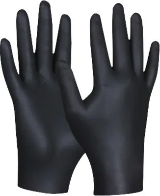 Image de Gebol Gant jetable noir Nitril Ultra Strong non poudré 80 pièces