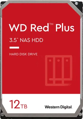 Produktbild von Western Digital Red Plus WD120EFGX, 12 TB, 7200 RPM, 512 MB, 3.5", Serial ATA III