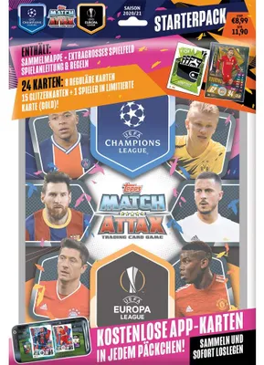 Obrázok produktu pre Topps Liga majstrov 2020/21 – Zberateľské kartičky – 1 štartovacia sada