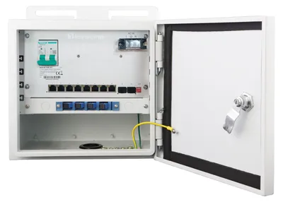 Productafbeelding van Level One OSW-1031 LevelOne Switch 10x GE OSW-1031, 8x Outputs 802.3at/af  PoE
