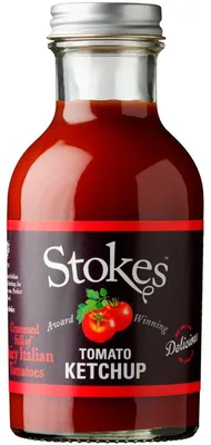 Produktbild von Stokes Real Tomato Ketchup Vegan Laktosefrei und Glutenfrei 257ml