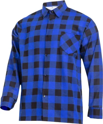 Produktbild von Blau Kariertes Flanellhemd, 170G/M2, "2Xl", Ce, Lahti