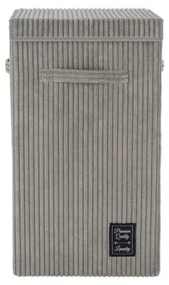 Immagine prodotto di WENKO cesto portabiancheria CORA grigio 63 L scatola raccoglitore borsa cassettiera smistatore bagno ospiti WC