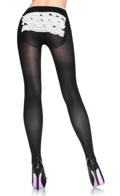 Produktbild von Strumpfhose mit Rüschenapplikation