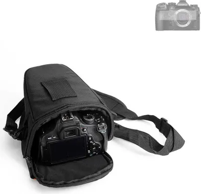 Produktbild von K-S-Trade Kameratasche Fototasche Schultertasche Umhängetasche kompatibel mit Olympus OM System OM-1 Colt  für Systemkameras Schutzhülle bag