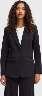 Produktbild von Ichi IHKATE Damen Blazer Jackenblazer Anzugsjacke mit 1-Knopf-Form Klapptaschen Reverskragen leicht elastisch Regular fit