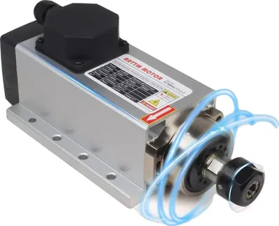 Immagine prodotto di Motore mandrino raffreddato ad aria, 24000 giri/min, inverter da 2,2 kW, Solo mandrino, Solo mandrino