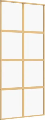 Obrázok produktu pre vidaXL Posuvné dvere Golden 90x205 cm ESG číre sklo a hliník