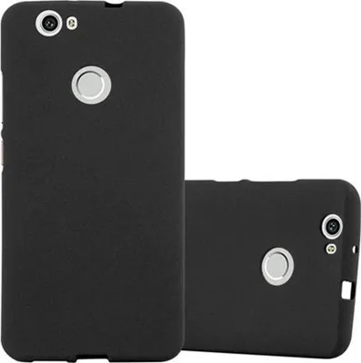 Produktbild von Cadorabo Schutzhülle für Huawei NOVA Hülle in Schwarz Handyhülle TPU Etui Cover Case