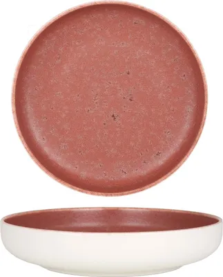 Immagine prodotto di Piatto fondo Rinart - Rosa - Porcellana - 20 cm (900cc)