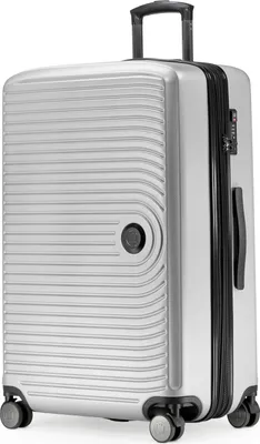 Immagine prodotto di HAUPTSTADTKOFFER Centro - Valigia grande con 4 ruote doppie Valigia da viaggio XL con espansione,  trolley robusto Valigia rigida TSA,  130 L, bianco opaco