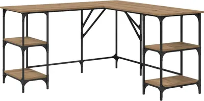 Obrázek produktu pro vidaXL Artisan dubový stůl 139 x 139 x 75 cm materiál na bázi dřeva