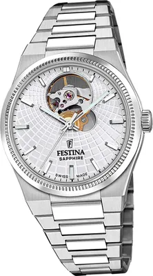 Produktbild von Festina Damenuhr Swiss Made Armbanduhr Edelstahl silber D2UF20054/1