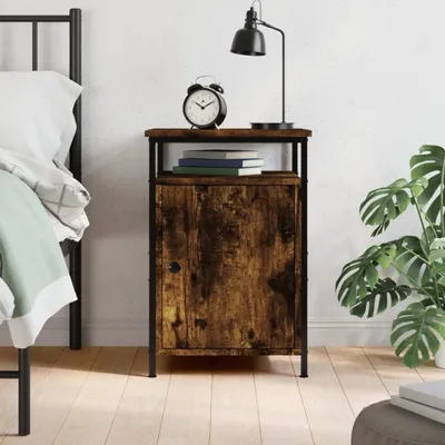 Obrázek produktu pro vidaXL Noční stolek Smoked Oak 40x42x60 cm výrobek ze dřeva