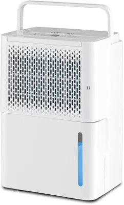 Immagine prodotto di Deumidificatore - 12 litri al giorno - 250W - Adatto per ambienti fino a 15 m² - Bianco - Silenzioso
