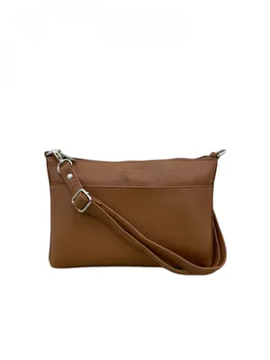 Produktbild von C7023 Cinino Ledertasche Umhängetasche Cognac