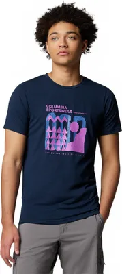 Produktbild von Columbia Sun Trek™ Graphic Kurzarm-t-shirt Blau S Mann Blau S