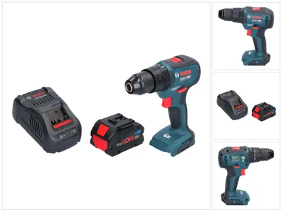 Image de Bosch GSB 18V-55 Professional Perceuse-visseuse à percussion sans fil 18 V 55 Nm Brushless + 1x batterie ProCORE 5,5 Ah + chargeur