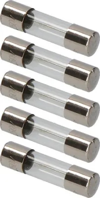 Zdjęcie produktu dla 3 bezpieczniki 6x24 mm 10 A w opakowaniu (5 sztuk)