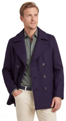 Produktbild von Tommy Hilfiger MW0MW45284DW5, Männlich, Erwachsener, Lockere Passform, Kleidungsknopf, Nylon, Wolle, Navy