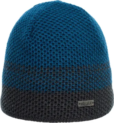 Productafbeelding van Eisglut Arnaudo gebreide muts met honingraatpatroon, blauw, maat: one size
