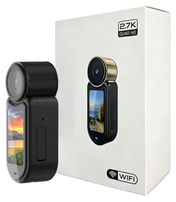Produktbild von ZELURXX Mini Sportkamera 2.7K 48MP HD Magnetische Halsband Kamera WiFi, EIS, 120Min Akku, Touchscreen, Vlog Action Cam, ultraleicht, Schwarz