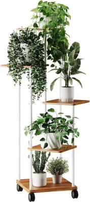 Produktbild von Famanu Pflanzenstand 5-stufig - multifunktionales Pflanzenregal