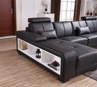 Produktbild von XXL BIG Wohnlandschaft U Form Ecksofa Sofa Couch Polster Garnitur Leder Neu